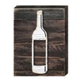 Designocracy Wine Bottle Art on Board Wall Decor 9844008